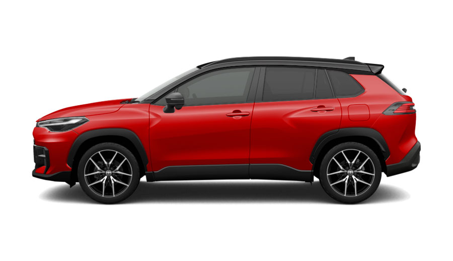 ブラック〈202〉×エモーショナルレッドⅡ〈3U5〉［2TB］サイド